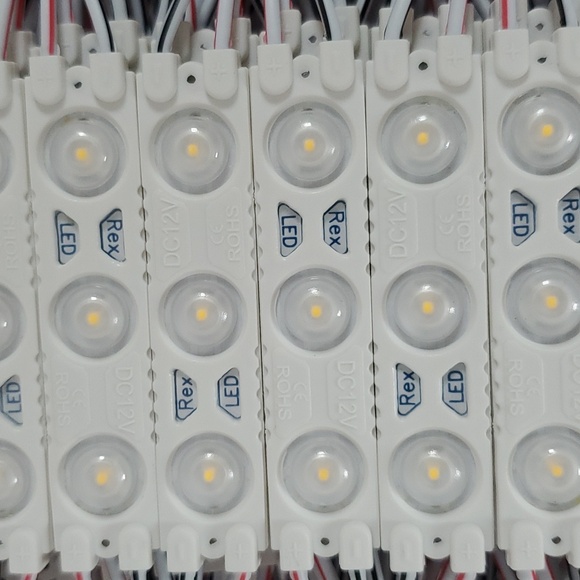 REXTiN Super Bright 200pcs 2835 3 LED Module Warm White Waterproof Decorative - Picture 11 of 14